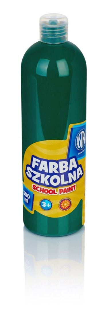 Farby plakatowe Astra kolor: zielony ciemny 500ml 1 kolor. (301109005) Farby plakatowe Astra kolor: zielony ciemny 500ml 1 kolor. (301109005)