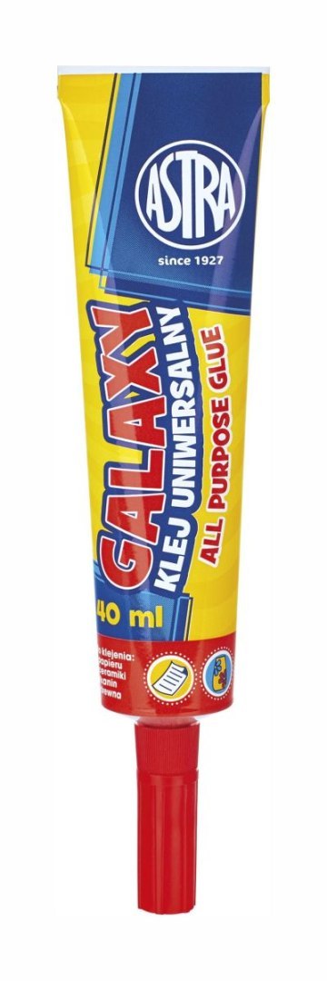 Klej w tubie Astra uniwersalny Galaxy 40ml (401 111 001) Klej w tubie Astra uniwersalny Galaxy 40ml (401 111 001)
