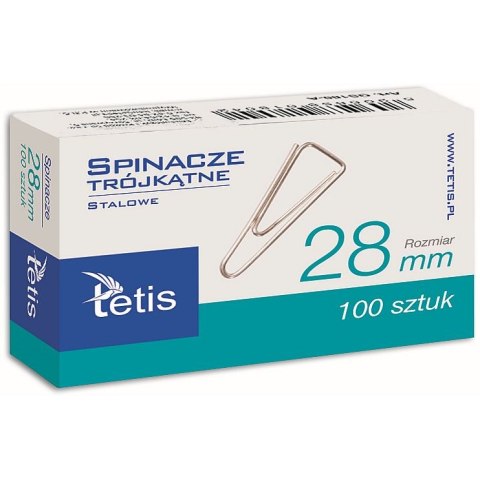 Spinacze Tetis 28mm 100 szt (GS180-B) Spinacze Tetis 28mm 100 szt (GS180-B)