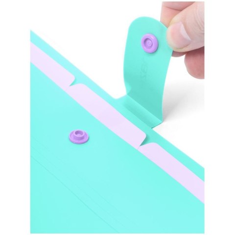 Teczka z przegródkami A4 kolor: turkusowy 5 przegródek Berlingo (4260709080307) Teczka z przegródkami A4 kolor: turkusowy 5 przegródek Berlingo (4260709080307)