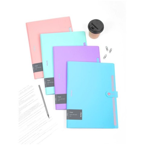 Teczka z przegródkami A4 kolor: turkusowy 5 przegródek Berlingo (4260709080307) Teczka z przegródkami A4 kolor: turkusowy 5 przegródek Berlingo (4260709080307)