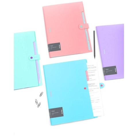 Teczka z przegródkami A4 kolor: turkusowy 5 przegródek Berlingo (4260709080307) Teczka z przegródkami A4 kolor: turkusowy 5 przegródek Berlingo (4260709080307)