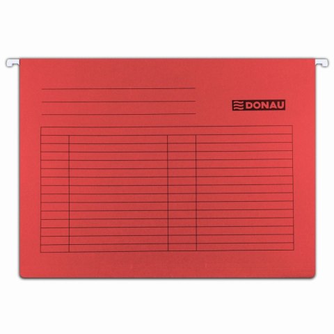 Teczka zawieszkowa Donau A4 czerwony karton 230g (7410905-04) Teczka zawieszkowa Donau A4 czerwony karton 230g (7410905-04)