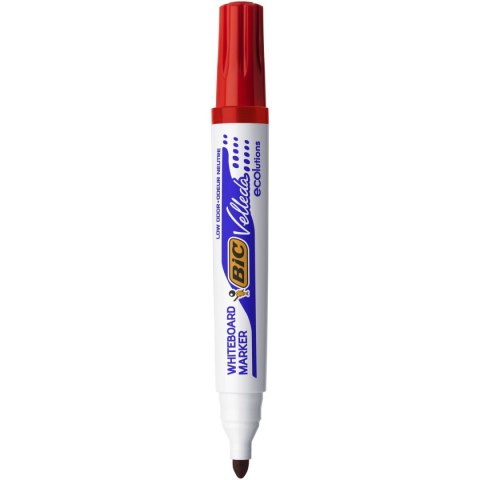 Marker suchościeralny Velleda Ecolutions 1701 czerwony 1,5mm okrągła końcówka Bic (904939) Marker suchościeralny Velleda Ecolutions 1701 czerwony 1,5mm okrągła końcówka Bic (904939)