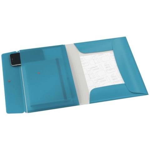 Teczka plastikowa na gumkę Cosy A4 niebieska Leitz (46190061) Teczka plastikowa na gumkę Cosy A4 niebieska Leitz (46190061)