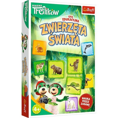Gra edukacyjna Trefl Zwierzęta świata - Rodzina Treflików (02337) Gra edukacyjna Trefl Zwierzęta świata - Rodzina Treflików (02337)