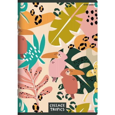 Zeszyt Top 2000 COLLAGE TROPICS A5 96k. 70g linia (400157940) Zeszyt Top 2000 COLLAGE TROPICS A5 96k. 70g linia (400157940)
