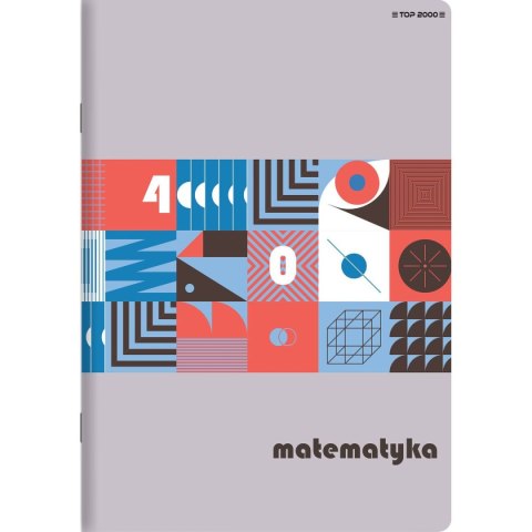 Zeszyt matematyka A5 60k. 70g kratka TOP-2000 (400169455)
