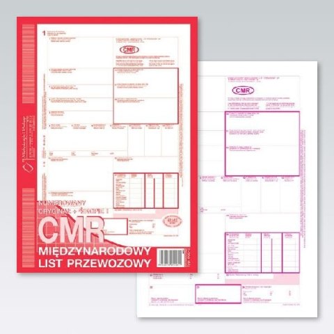 Druk offsetowy Michalczyk i Prokop CMR Międzynarodowy list przewozowy A4 80k. (800-2) Druk offsetowy Michalczyk i Prokop CMR Międzynarodowy list przewozowy A4 80k. (800-2)