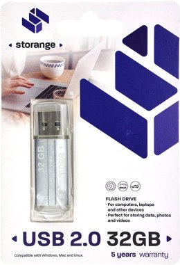 Pendrive Storange Silver 32GB (STORANPEN32GBSLV2.0)