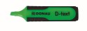 Zakreślacz Donau D-Text zielony 1,0-5,0mm (7358001PL-06)