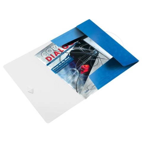 Teczka plastikowa na gumkę Wow A4 niebieski Leitz (45990036) Teczka plastikowa na gumkę Wow A4 niebieski Leitz (45990036)