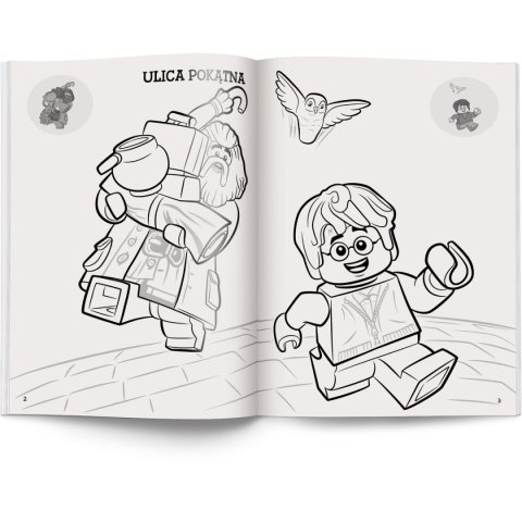 Książka dla dzieci Ameet LEGO® Harry Potter Kolorowanka z Naklejkami (NA-6402) Książka dla dzieci Ameet LEGO® Harry Potter Kolorowanka z Naklejkami (NA-6402)