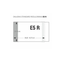 Okładka Biurfol Standard regulowana E5 R [mm:] 277x393-437 (OZK-48)