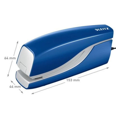 Zszywacz elektryczny Leitz Nexxt Series niebieski 10k. plastik (55320035) Zszywacz elektryczny Leitz Nexxt Series niebieski 10k. plastik (55320035)