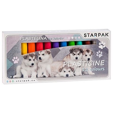 Plastelina Starpak 12 kol. Cuties mix (432669)