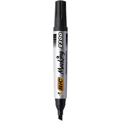 Marker permanentny Bic Marking 2300 czarny 3,7-5,5mm ścięta końcówka (8209263)