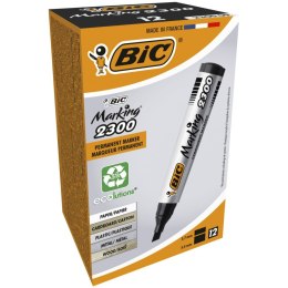 Marker permanentny Bic Marking 2300 czarny 3,7-5,5mm ścięta końcówka (8209263)