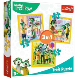 Puzzle Trefl 3w1 3w1 el. (34850)