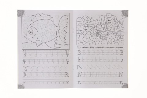 Książeczka edukacyjna literki Literka