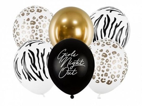 Balon gumowy Girls Night Out, mix 6 sztuk mix 300mm Partydeco (SB14P-303-000-6) Balon gumowy Girls Night Out, mix 6 sztuk mix 300mm Partydeco (SB14P-303-000-6)