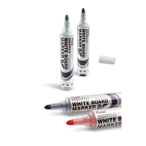Marker suchościeralny Pentel czerwony 2,0-2,5mm okrągła końcówka Marker suchościeralny Pentel czerwony 2,0-2,5mm okrągła końcówka