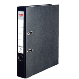 Segregator dźwigniowy Herlitz Q. file Standard A4 50mm czarny (0011167467)