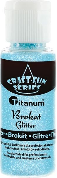 Brokat Titanum Craft-Fun Series kolor: niebieski jasny 1 kolor. (C07)