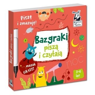 Książeczka edukacyjna Kapitan Nauka Bazgraki piszą i czytają