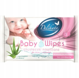 Chusteczki Nawilżane Baby 72 Delikato