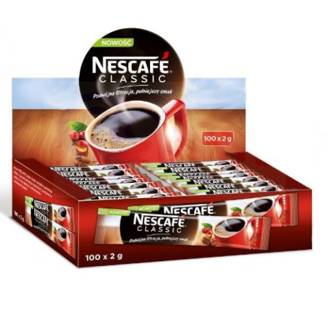 Kawa NESCAFE Classic w saszetkach 2g x 100 szt