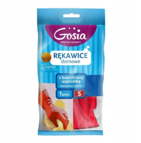 Rękawice flokowane ""S"" GOSIA