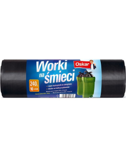 Worki na śmieci 240l (10szt) mocne OSKAR