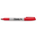 Marker permanentny Paper Mate czerwony okrągła końcówka