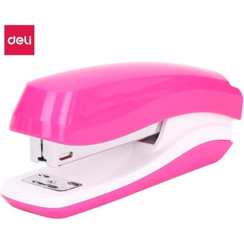Zszywacz Deli RIO 25k 26/6 24/6 różowy 25k (E0350_pink) Zszywacz Deli RIO 25k 26/6 24/6 różowy 25k (E0350_pink)
