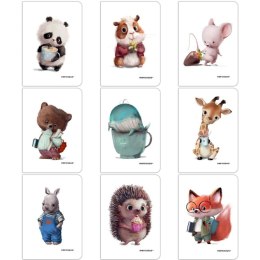 Zeszyt cute PP A5 60k. 80g krata Narcissus