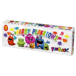 Farby plakatowe Fun&Joy kolor: mix 20ml 12 kolor. (FJ-012)