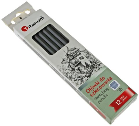 Ołówek Titanum w kartonowym pudełku 3B Ołówek Titanum w kartonowym pudełku 3B
