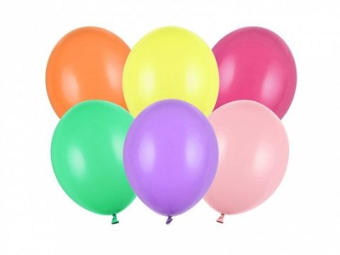 Balon gumowy Partydeco Strong metallic 100 szt. mix 270mm (SB12M-000)