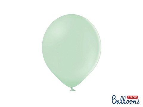 Balon gumowy Strong Baloons Pastel Pistachio 1op/100sztuk pastelowy 100 szt pistacjowy 270mm (SB12P-096)