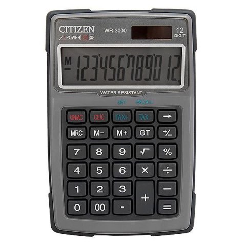 Kalkulator kieszonkowy Citizen (WR-3000NRGYE) Kalkulator kieszonkowy Citizen (WR-3000NRGYE)