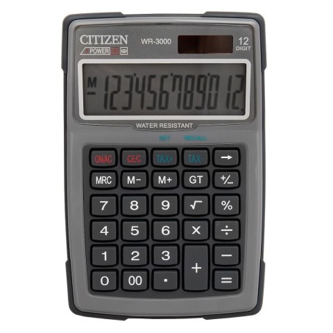 Kalkulator kieszonkowy Citizen (WR-3000NRGYE) Kalkulator kieszonkowy Citizen (WR-3000NRGYE)