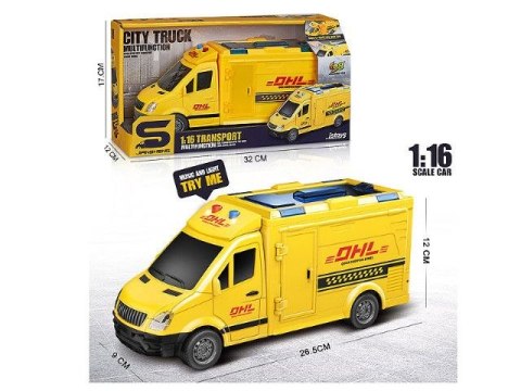 Samochód Bigtoys dostawczy światło i dźwięk (BA6357) Samochód Bigtoys dostawczy światło i dźwięk (BA6357)