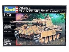 Model do sklejania Revell Panzerkampfwagen V Panther - niemiecki czołg średni z okresu II wojny światowej (03171) Model do sklejania Revell Panzerkampfwagen V Panther - niemiecki czołg średni z okresu II wojny światowej (03171)