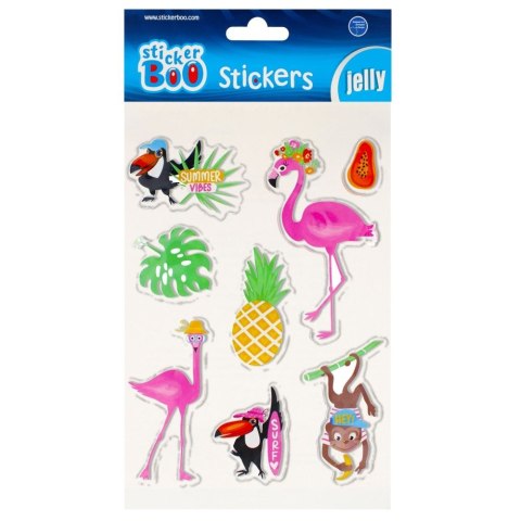 Naklejka (nalepka) Stickerboo S-Boo Jelly Flamingi (493724) Naklejka (nalepka) Stickerboo S-Boo Jelly Flamingi (493724)