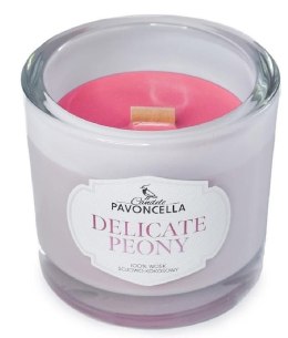 Świeczka ozdobna Pavoncella Delicate Peony biała 170g (5905711530493)