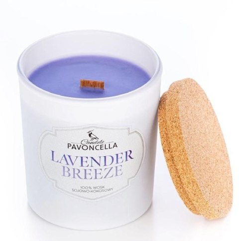 Świeczka ozdobna Pavoncella Classico Lavender Breeze biała 135 g (5905711530165)