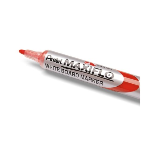 Marker suchościeralny czerwony 1,1-2,2mm okrągła końcówka Pentel Marker suchościeralny czerwony 1,1-2,2mm okrągła końcówka Pentel