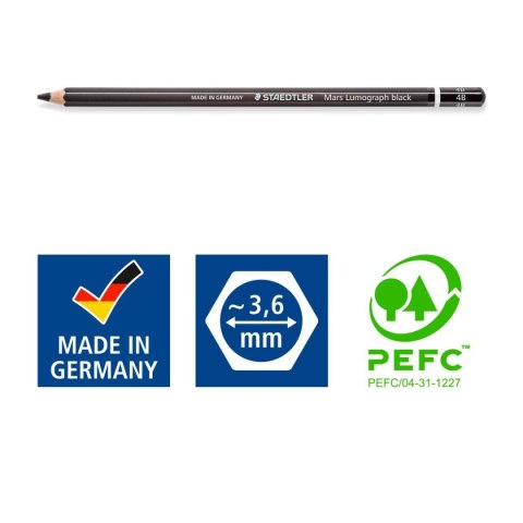 Ołówek Staedtler 4B (S 100 4B) Ołówek Staedtler 4B (S 100 4B)