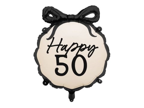Balon foliowy Partydeco pastylka Happy 50 18cal (FB266-50) Balon foliowy Partydeco pastylka Happy 50 18cal (FB266-50)